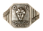 FIRST SEEN “CHANDU CLUB GOOD LUCK” RING BY UNCAS.