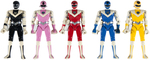 SUPER SENTAI - HIKARI SENTAI MASKMAN BOXED BANDAI FIGURE SET.