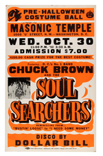 CHUCK BROWN & THE SOUL SEARCHERS CONCERT POSTER.