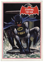 "BATMAN" TOPPS SERIES A GUM CARD 39A ALTERNATE ORIGINAL ART.