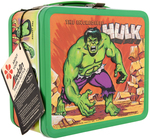 "THE INCREDIBLE HULK" UNUSED METAL LUNCHBOX WITH THERMOS.