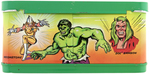 "THE INCREDIBLE HULK" UNUSED METAL LUNCHBOX WITH THERMOS.