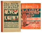 GOLFERS 1910 ALMANAC/1919 GOLF GUIDE PUBLICATIONS.