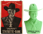 "HOPALONG CASSIDY SAVINGS CLUB SAVING RODEO BANK" BOXED.