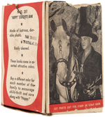 "HOPALONG CASSIDY SAVINGS CLUB SAVING RODEO BANK" BOXED.