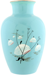 "FANTASIA BY WADE" PORCELAIN VASE.