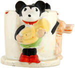"MICKEY MOUSE - PLUTO THE PUP - MINNIE MOUSE" CHINA ASHTRAY.