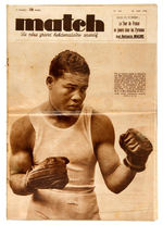 FRENCH BOXING MAGAZINES WITH JOE LOUIS/CORBETT/DEMPSEY/JACKSON.