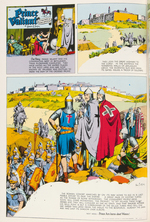 "PRINCE VALIANT" SUNDAY PAGE REPRINT LOT.