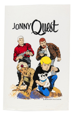 JONNY QUEST COMICO HAND PAINTED SERICEL & 4 COLOR COVER ART PROOF PAIR.