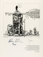 JIM STERANKO SIGNED BOOK, PORTFOLIO & PRINT.