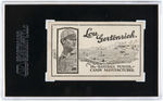 1922 LOU GERTENRICH CHAS. "BABE" ADAMS SGC 40 VG 3 (RICHARD MERKIN COLLECTION).