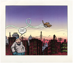 ROBERT CRUMB "SHEER POETRY" SIGNED PRINT.