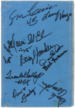 1963 DETROIT LIONS TEAM-SIGNED BOOK.