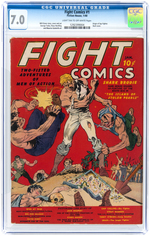 "FIGHT COMICS" #1 JANUARY 1940 CGC 7.0 FINE/VF.