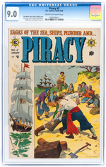 "PIRACY" #2 DECEMBER 1954 - JANUARY 1955 CGC 9.0 VF/NM.