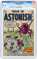 "TALES TO ASTONISH" #39 JANUARY 1963 CGC 8.0 VF.