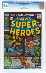 "MARVEL SUPER-HEROES" #1 OCTOBER 1966 CGC 9.6 NM+.