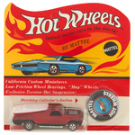 "HOT WHEELS SEASIDER" ON CARD - RED