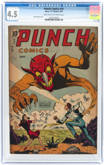 "PUNCH COMICS" #21 SEPTEMBER 1947 CGC 4.5 VG+.