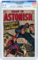 "TALES TO ASTONISH" #35 SEPTEMBER 1962 CGC 3.5 VG- (FIRST ANT-MAN IN COSTUME).