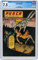 "PUNCH COMICS" #13 APRIL 1945 CGC 7.5 VF-.