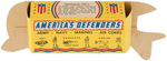 "AMERICA'S DEFENDERS/GRUMMAN F4F-3" RARE DIE-CUT CANDY BOX.