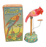 "MOVING PARROT" BOXED WINDUP.