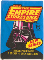 "STAR WARS: THE EMPIRE STRIKES BACK" TOPPS SECOND SERIES FULL GUM CARD DISPLAY BOX.