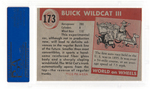 "WORLD ON WHEELS" TOPPS HIGH NUMBER/RED BACK #173 BUICK WILDCAT III PSA NM-MT 8.