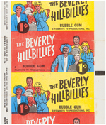 "BEVERLY HILLBILLIES" TOPPS 1¢ GUM CARD WRAPPER.