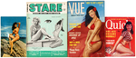 BETTIE PAGE MEN'S MAGAZINES & POSTCARD.