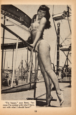 BETTIE PAGE MEN'S MAGAZINES & POSTCARD.