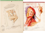 PIN-UP CALENDAR LOT.