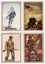 “FIGHTING MARINES” TOPPS GUM CARD SET.