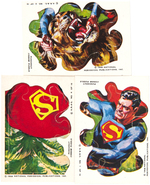 "SUPERMAN IN THE JUNGLE" A&BC ENGLISH GUM CARD PUZZLE SET.