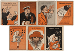 "DICK TRACY" TIP -TOP BREAD PREMIUM CARDS NEAR SET.