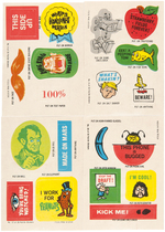 "PUT-ON STICKERS" TOPPS SET.