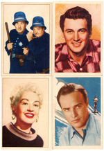 "MOVIE & TV STARS" PARKHURST GUM CARD SET.