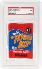 "THE FLYING NUN" DONRUSS GUM CARD SET/DISPLAY BOX/PSA GRADED WAX PACK.