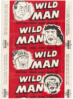 "WILD MAN PICTURE CARD" BOWMAN GUM CARD WRAPPER.