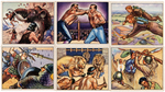 "WILD MAN PICTURE CARDS" BOWMAN GUM CARD SET.