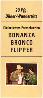 FULL BOX OF GERMAN CARDS FEATURING TV SHOWS: BONANZA, FLIPPER & MORE.