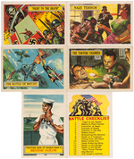 "BATTLE" A&BC ENGLISH GUM CARD SET.