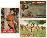 "DAVY CROCKETT" TOPPS 1ST SERIES (ORANGE BACK) GUM CARD SET.