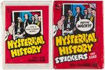 "HYSTERICAL HISTORY" TOPPS GUM CARD/STICKER FULL BOX & TEST WAX PACK.