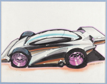 HOT WHEELS 1989 CONCEPT ORIGINAL ART.