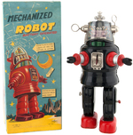 "MECHANIZED ROBOT" BOXED BATTERY-OPERATED TOY.