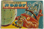 "MECHANIZED ROBOT" BOXED BATTERY-OPERATED TOY.