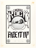 "KID ROCK - FIRE IT UP" CONCERT POSTER ORIGINAL ART BY MARK ARMINSKI.